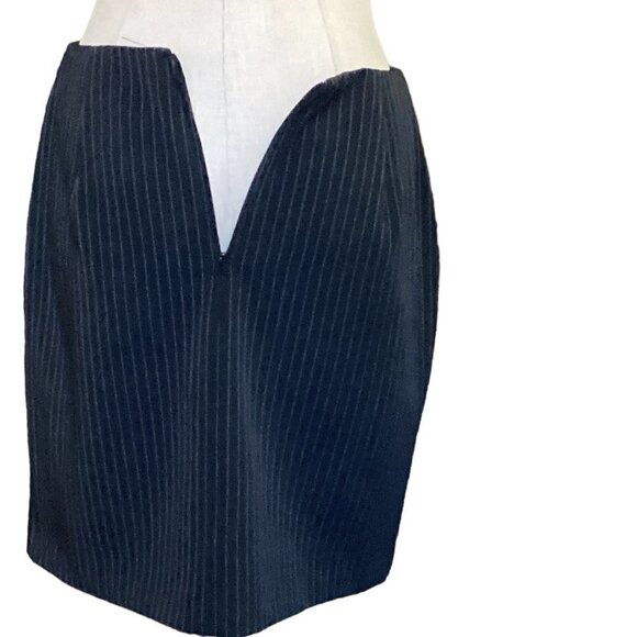 Suit Us Pinstripe Pencil Skirt Sz 9/10 Career Business #143G - Picture 6 of 8